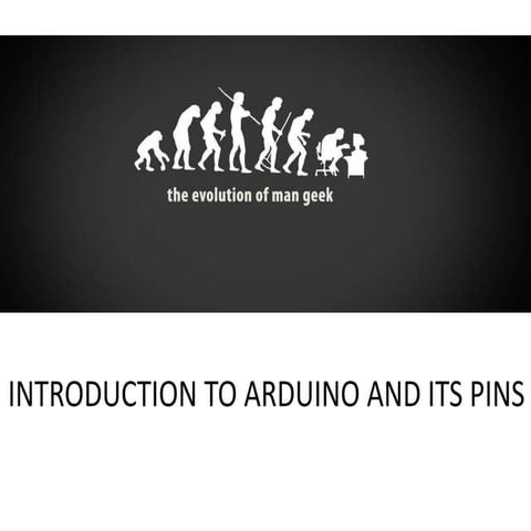 Introduction to arduino! | PPTX | Computer Peripherals | Computing