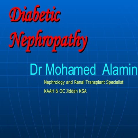 Diabetic Nephropathy 1