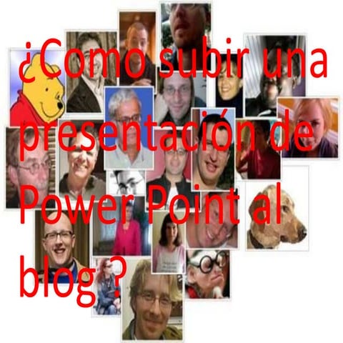  Como subir presentaciones a internet
