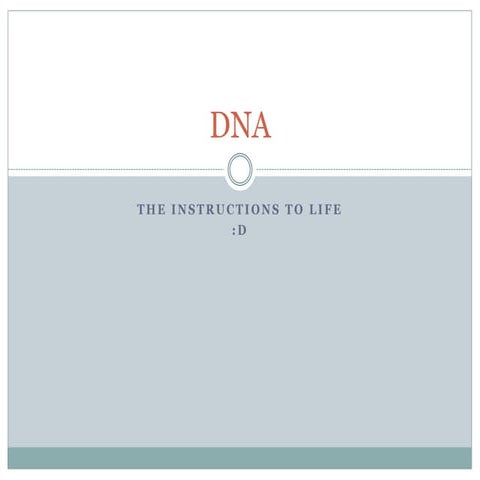 DNA - POWERPOINT PRESENTATION SCIENCE 10 | PPTX