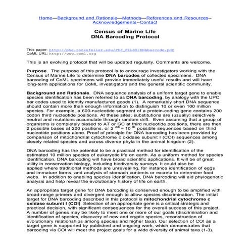 Dna barcoding | PPTX