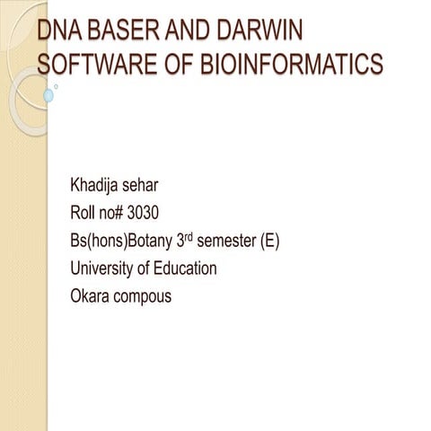 Dna baser | PPTX