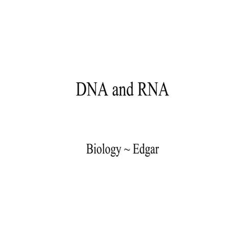 Biology ~ DNA 1011 | PPT