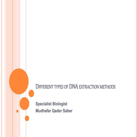 Dna extraction method