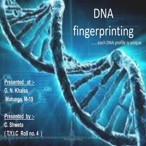 Dna fingerprinting
