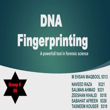 DNA fingerprinting