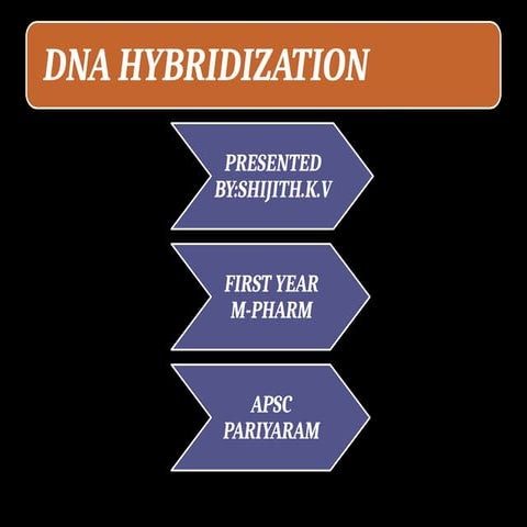 DNA hybridization- hoigher technology.pptx