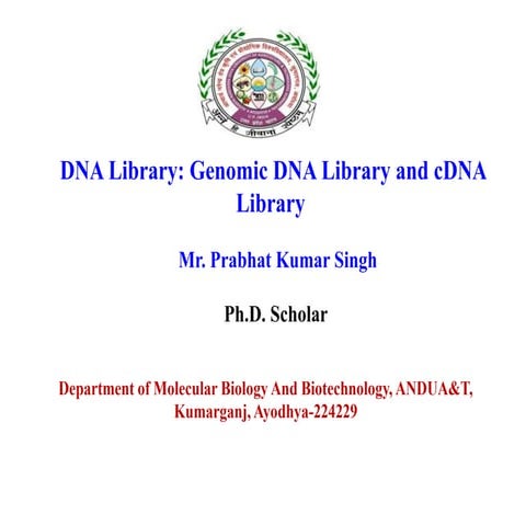 DNA library ppt.pptx