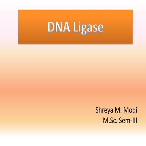 Dna ligase