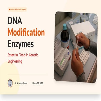 Essential DNA Modification Enzymes: Tools Powering Genetic Engineering ...