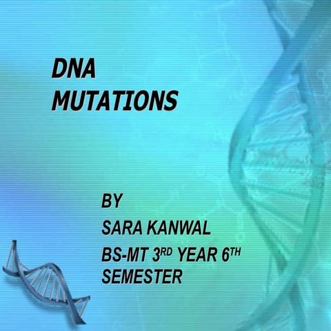 Dna Mutations