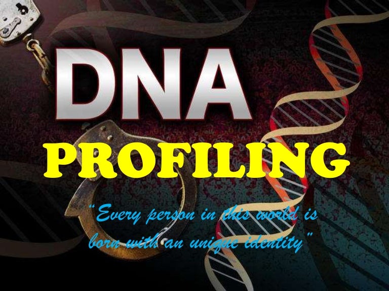 Dna profiling