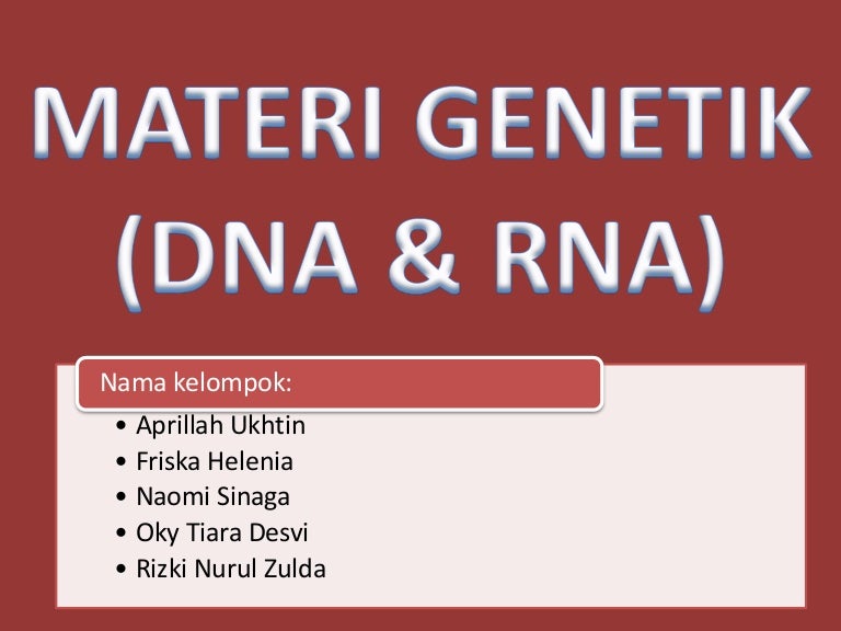 Perbedaan virus rna dan dna