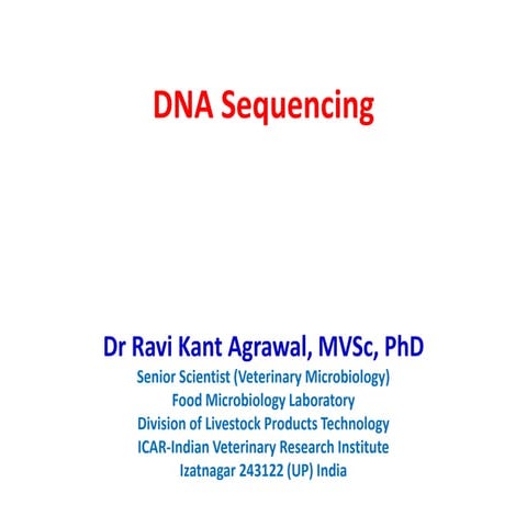 Dna sequencing