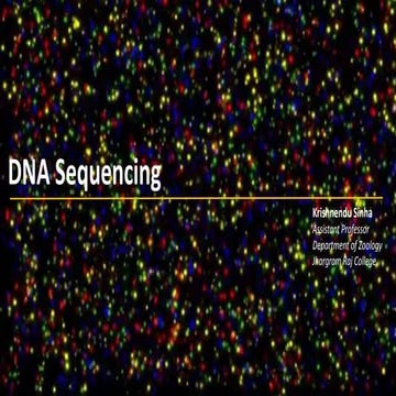 Dna sequencing