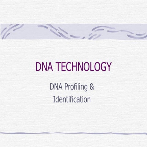 Dna Technology