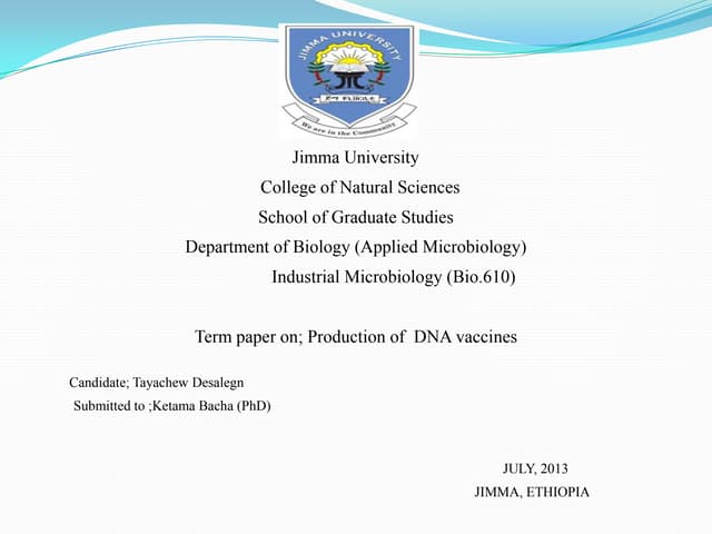 Dna vaccine final ppt