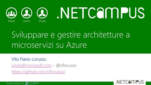 Dnc2015 azure-microservizi-vforusso
