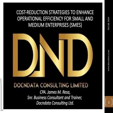 DND - Cost Reduction Strategies to Enhance Operational Efficiency for SMEs[1]...