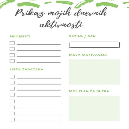 Dnevni i nedeljni planeri