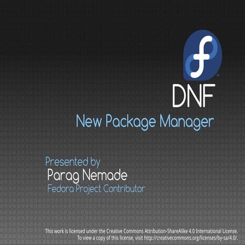 DNF FUDCon Pune 2015