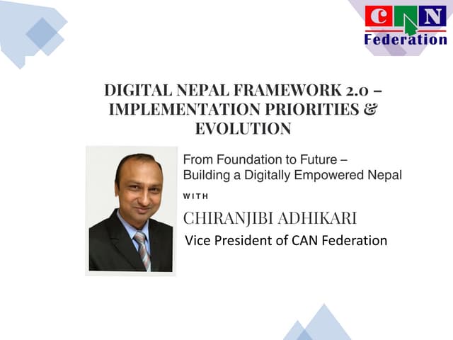 MULTI-STAKEHOLDER CONSULTATION PROGRAM On Implementation of DNF 2.0 and Way Forward