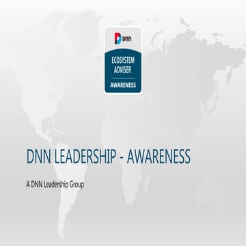 DNN Awareness Group Presentation 