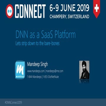 Dnn as a SaaS Platform