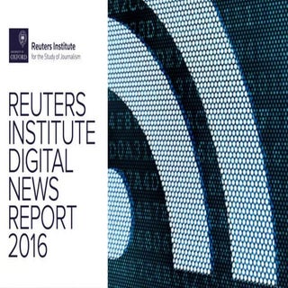 Digital News Report 2016