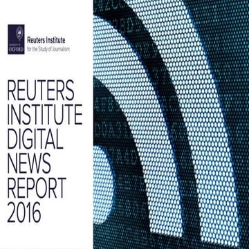 Digital News Report 2016