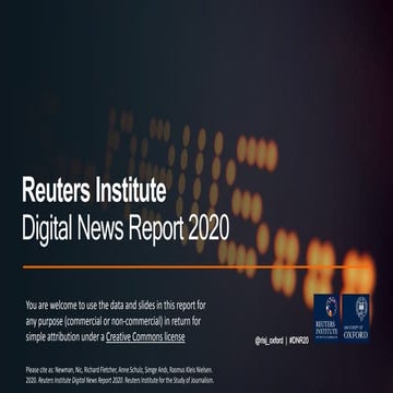 Digital News Report 2020