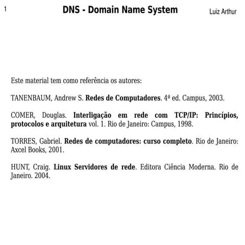 Redes  - DNS