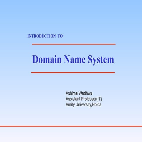 Domain Name System