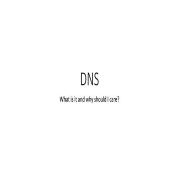 DNS | PPTX