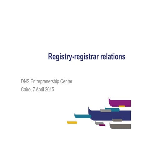 Registry-registrar relations