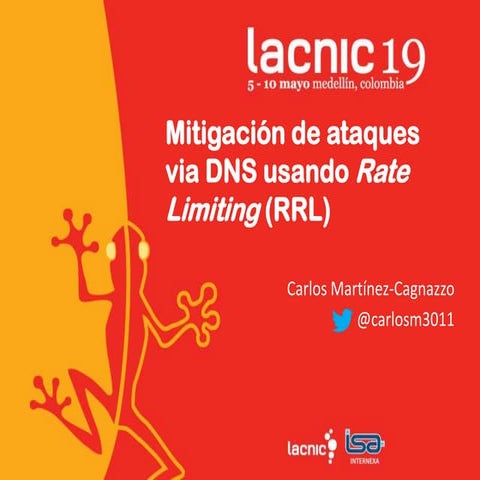 Mitigación de denegaciones de servicio en DNS con RRL