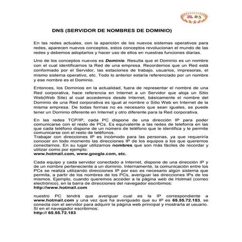 servidor de nombres de Dominio