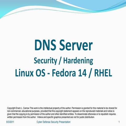 Dns Hardening   Linux Os