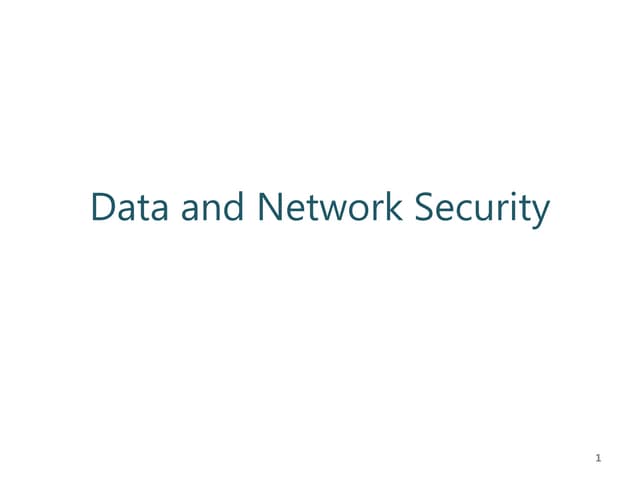 Data Network Security