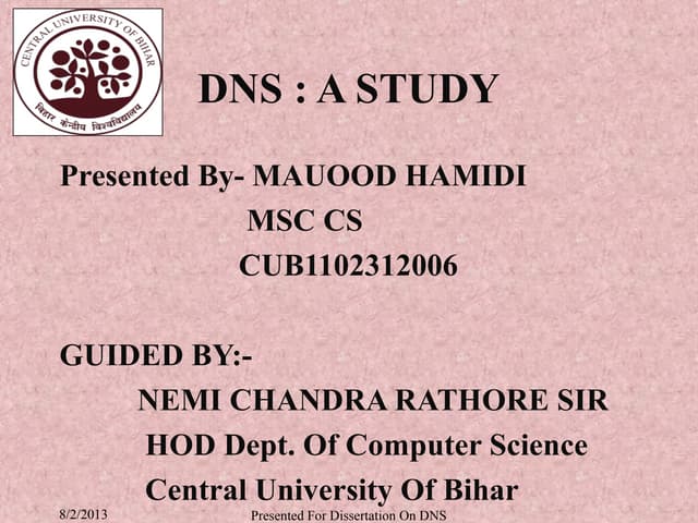 Dns ppt