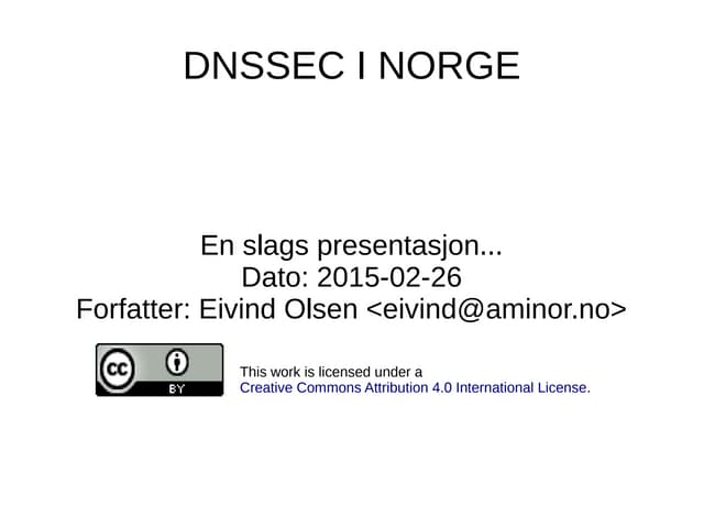 Dnssec 2015