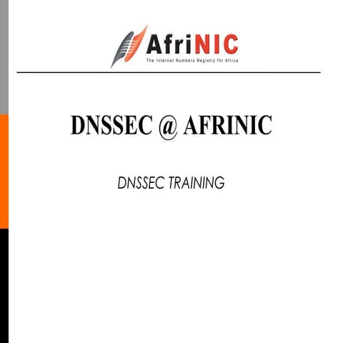 Dnssec afrinic-general