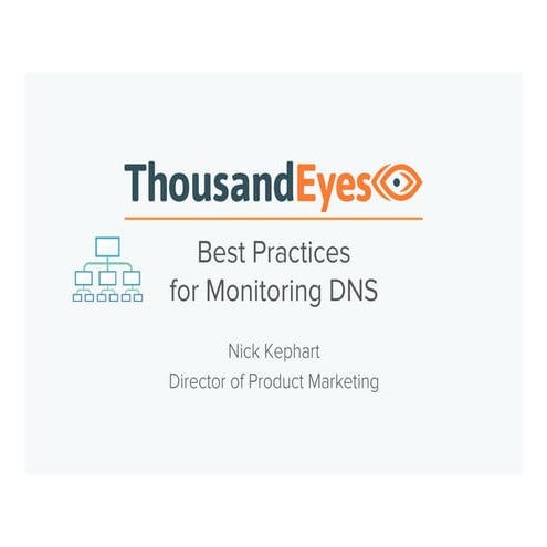 Best Practices for Monitoring DNS