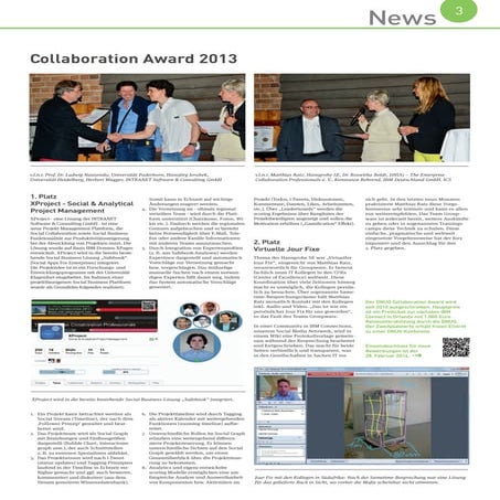 Collaboration Award 2013