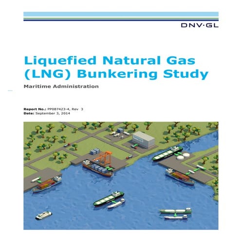 US (MARAD) LNG Bunkering Study 2014 | PDF