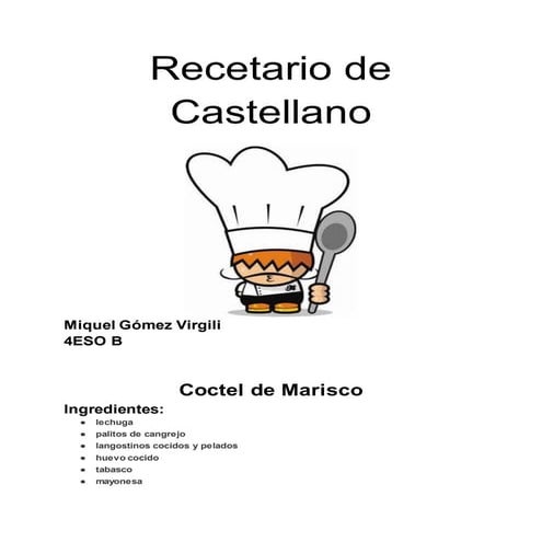 Recetario castellano 