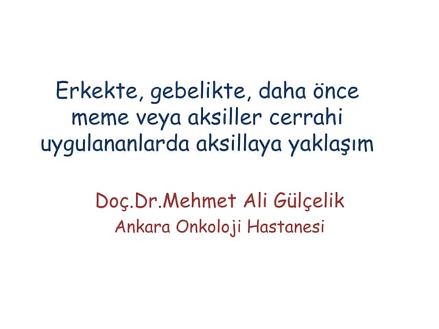 Doç. Dr. Mehmet Ali GÜLÇELİK