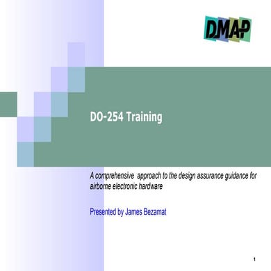 DO254 DMAP Training 2011 Trailer