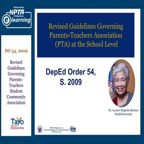 DepEd Order 54 S, 2009