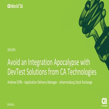 Case Study: Avoid an Integration Apocalypse with DevTest Solutions 
